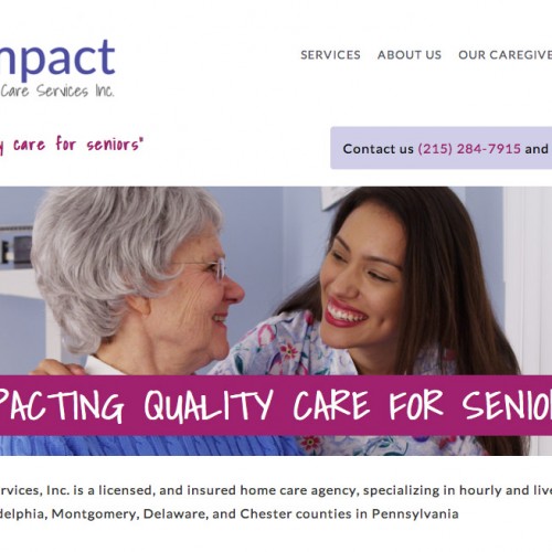 Impact Home Care Website